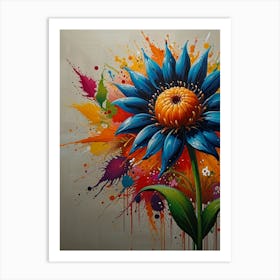 Flower Painting 1 Art Print