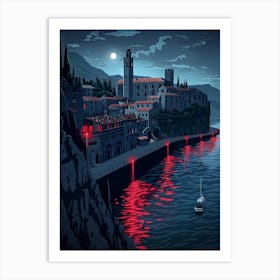 Night In Livorno Art Print