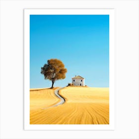 Lone Tree In A Field Art Print