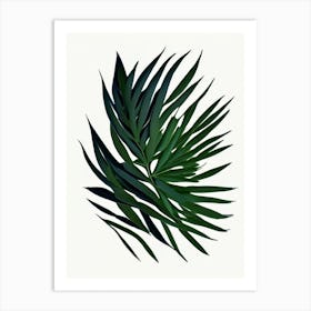 Rosemary Leaf Vibrant Inspired 3 Art Print