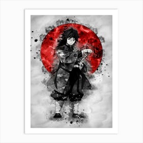 Giyuu Demon Slayer Art Print