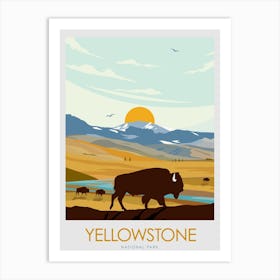 Yellowstone National Park  Art Print