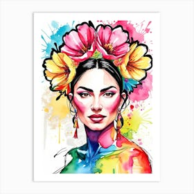 Frida Kahlo 30 Art Print