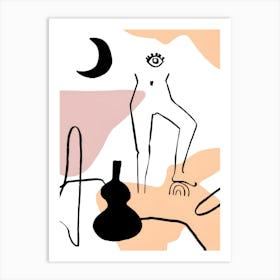 Sex And The Moon Art Print