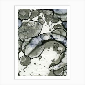 Japanese Ink Blot Art Art Print