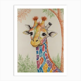 Giraffe 33 Art Print