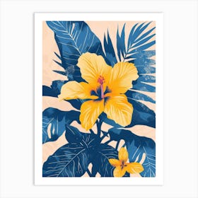 Hibiscus Flower Art Print