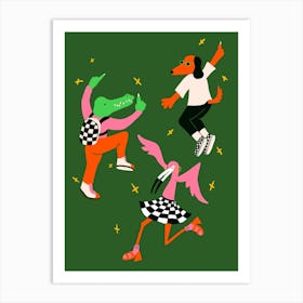 Party Animals Art Print