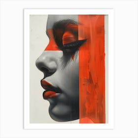 'The Face' 3 Art Print