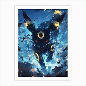 Umbreon Pokemon Art Print