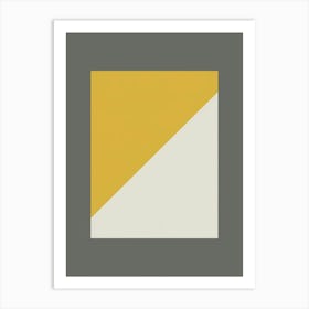 Yellow Triangle Art Print