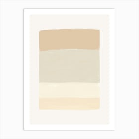 Beige Paint Color Art Print