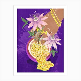 My Passion Fruit Art Print