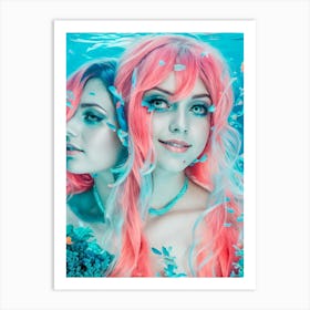 Mermaids Art Print