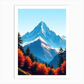 Alpine Illustration No 18 Poster