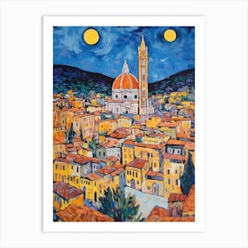 Siena Italy 4 Fauvist Painting Art Print