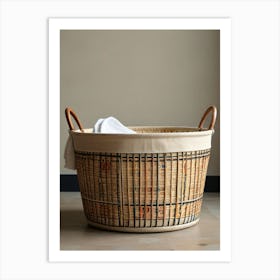 Laundry Basket Art Print