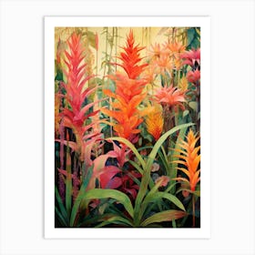 Tropical Plant Painting Dracaena 3 Art Print