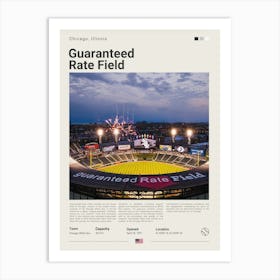 Baseball - Chicaco White Sox - Guaranteed Rate Field Art Print