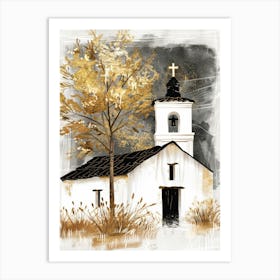 Church In The Woods Art Print