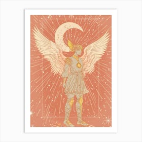 Angel Of The Moon Art Print