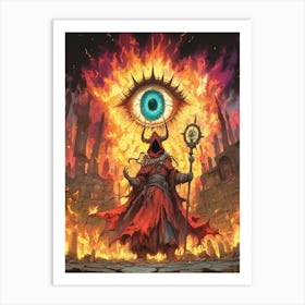 Eye Of The Dragon 2 Art Print