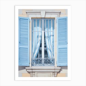 Blue Window Art Print