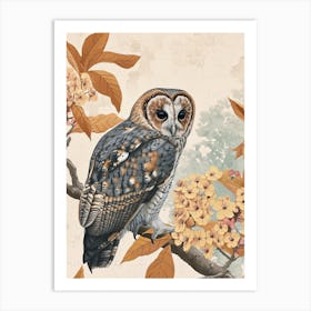 Australian Masked Owl Painting 5 Art Print