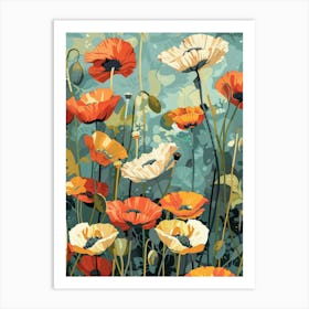 Poppies 32 Art Print