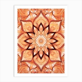 Symmetrical Mandalas Geometric Illustration 27 Art Print