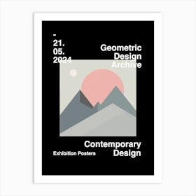 Geometric Design Archive Poster 48 Art Print