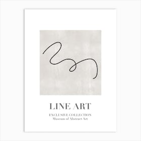 Line Art Abstract Collection07 Art Print