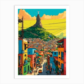 Rio De Janeiro illustration 1 Art Print