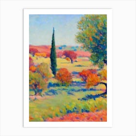 Cork Oak Tree Watercolour Art Print