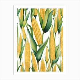 Corn On The Cob Art Print