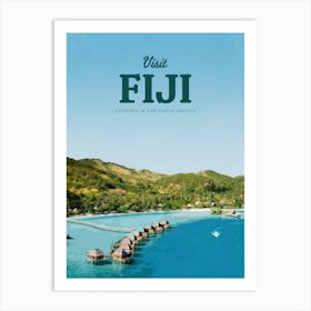 Visit Fiji Art Print