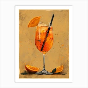 Aperol Spritz Art Print 125 Art Print