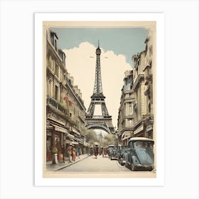 Paris Vintage Poster 08 Art Print