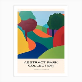 Abstract Park Collection Poster Hampstead Heath London 4 Art Print