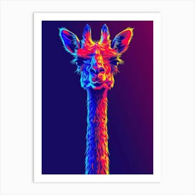 Giraffe Art Art Print