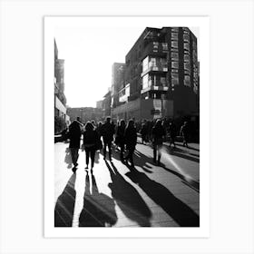 Long Shadows - Milan Italy Art Print