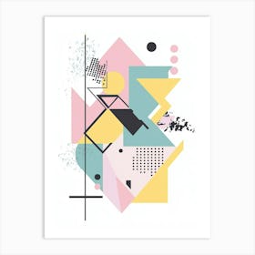 Abstract Geometric Design 1 Art Print