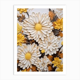 Papier Mache Flowers Art Print