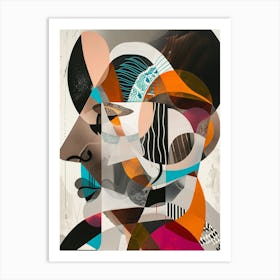 Abstract Portrait Of A Woman 6 Art Print