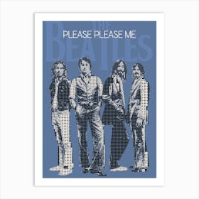 Please Please Me The Beatles Art Print