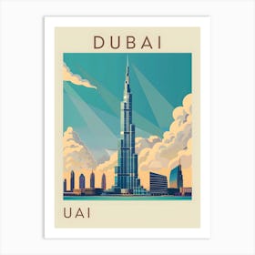 Dubai Skyline Poster