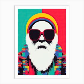 Rasta Santa Art Print