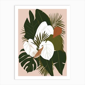 Tropical Leaves 154 Art Print