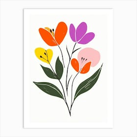 Bouquet Of Flowers Art Print