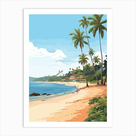 Tanjung Rhu Beach, Langkawi Island, Malaysia, Matisse And Rousseau Style 2 Art Print